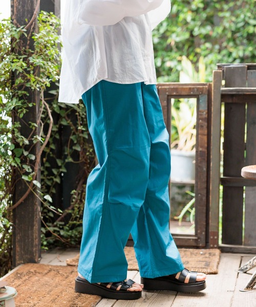 niko and...（ニコアンド）の「ドライチルイージースノーパンツ（その他パンツ・レディース・ダークブルー/チャコール/ピンク/カーキ/ベージュ・FREE）」の4枚目の写真