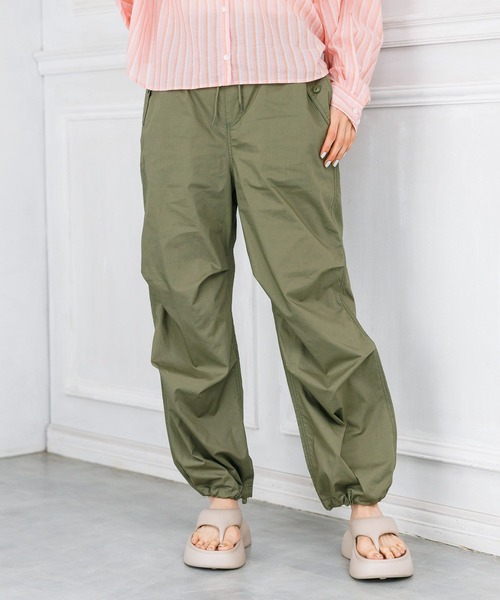 niko and...（ニコアンド）の「ドライチルイージースノーパンツ（その他パンツ・レディース・ダークブルー/チャコール/ピンク/カーキ/ベージュ・FREE）」の3枚目の写真