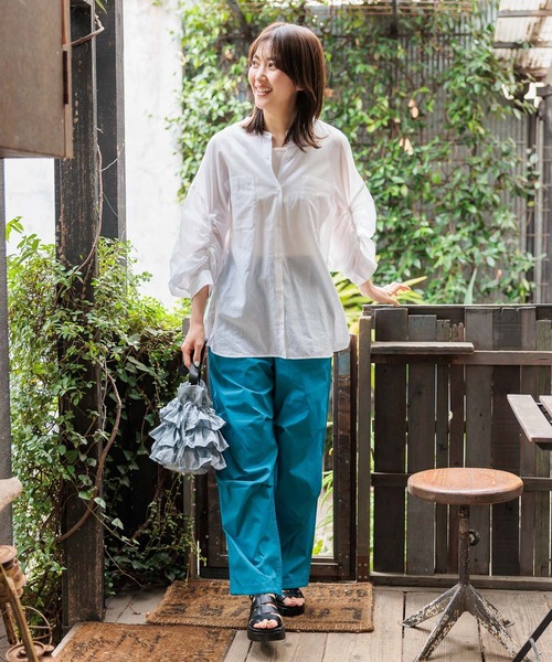 niko and...（ニコアンド）の「ドライチルイージースノーパンツ（その他パンツ・レディース・ダークブルー/チャコール/ピンク/カーキ/ベージュ・FREE）」の12枚目の写真