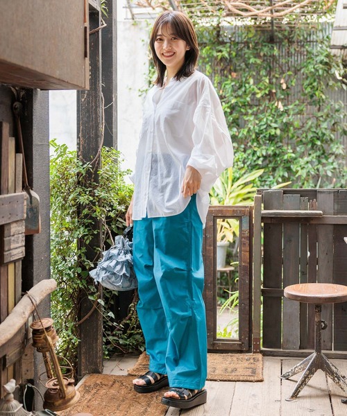 niko and...（ニコアンド）の「ドライチルイージースノーパンツ（その他パンツ・レディース・ダークブルー/チャコール/ピンク/カーキ/ベージュ・FREE）」の13枚目の写真