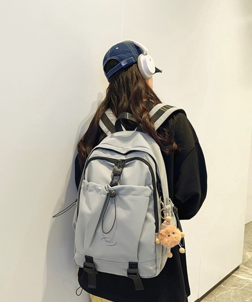 aimoha（アイモハ）の「キーホルダー付きリュック（バックパック/リュック・レディース・ホワイト/ブラック/ブルー/グリーン/ピンク・FREE）」の14枚目の写真