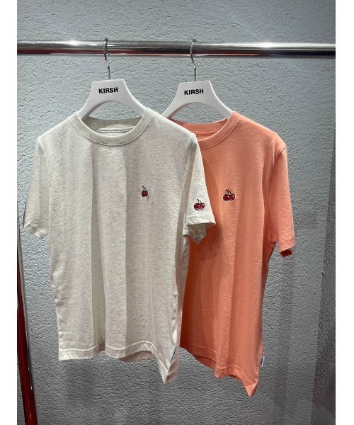 KIRSH(キルシー)の「KIRSH SMALL CHERRY STANDARD T-SHIRT 2PACK(Tシャツ/カットソー・レディース・マルチ/ホワイト×ブラック・ONE SIZE)」の10枚目の写真