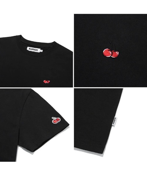 KIRSH(キルシー)の「KIRSH SMALL CHERRY STANDARD T-SHIRT 2PACK(Tシャツ/カットソー・レディース・マルチ/ホワイト×ブラック・ONE SIZE)」の8枚目の写真
