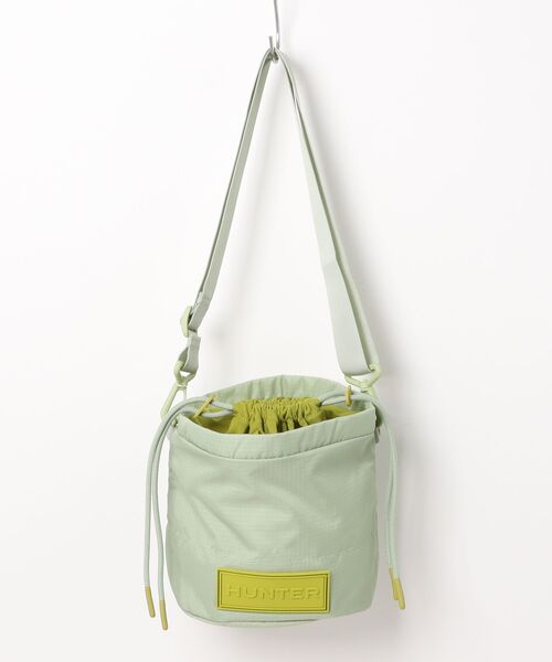 HUNTER（ハンター）の「【HUNTER】ハンター　トラベル リップストップ バケット　UBX3602NRS（ショルダーバッグ・レディース・ブラック/ライトグリーン/ライトブルー/ピンク/オレンジ/ホワイト×レッド/ホワイト/コーラル/ライトグリーン系・ONE SIZE）」の5枚目の写真