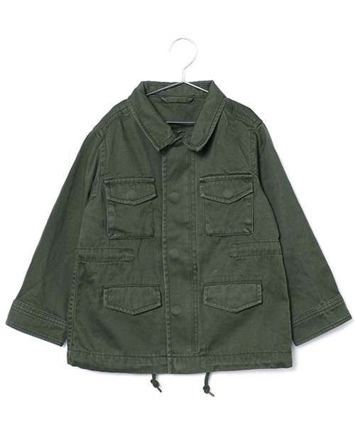 CIAOPANIC TYPY（チャオパニックティピー）の「KIDS オーバーサイズM-65（ミリタリージャケット・キッズ・オリーブ・105/135/125/115/95）」の2枚目の写真