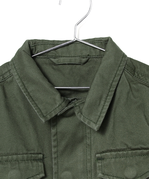 CIAOPANIC TYPY（チャオパニックティピー）の「KIDS オーバーサイズM-65（ミリタリージャケット・キッズ・オリーブ・105/135/125/115/95）」の4枚目の写真