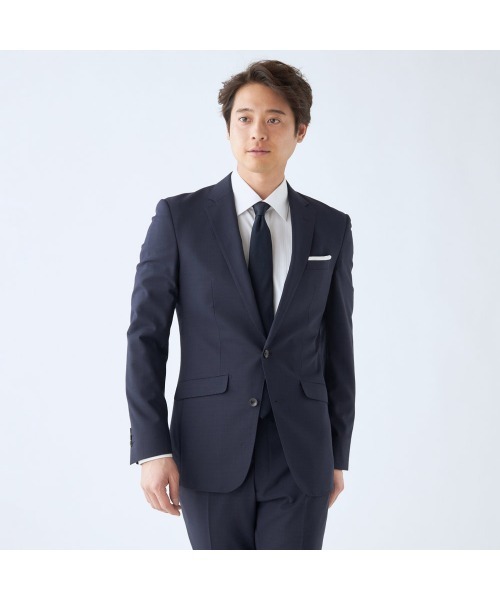 セール】【SLIM TAPERED_2】【春夏】2釦シングルスーツ 0タック