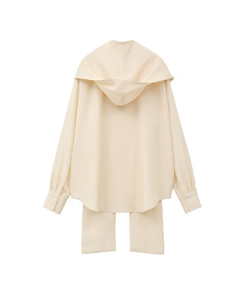 クラネ CLANE BOW TIE HOODIE SHIRT （NAVY） - ファッション