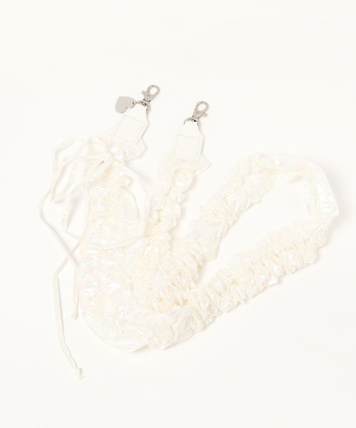 tiny tiny（ティニーティニー）の「クシュクシュショルダーストラップ2[tiny tiny(ティニーティニー)]（スマホグッズ・レディース・ホワイト/シルバー/パープル/ライトグレー/ブルー・0）」の18枚目の写真