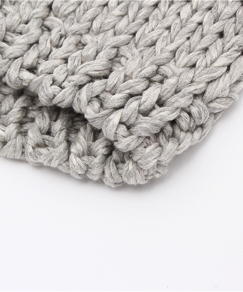 'PalinkA(パリンカ)の「ネコ耳ニットキャップ(ニットキャップ/ビーニー・キッズ・オフホワイト/グレー/その他19・FREE)」の6枚目の写真