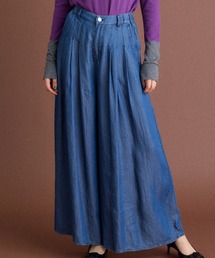 INED CLARO | 再生繊維セルロースデニムフレアパンツ【セットアップ対応】(デニムパンツ)