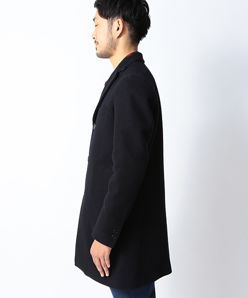 BEAMS（ビームス）の「◆BEAMS / メルトン チェスターコート（チェスターコート・メンズ・ネイビー/キャメル・LARGE/MEDIUM/SMALL/X-LARGE）」の13枚目の写真