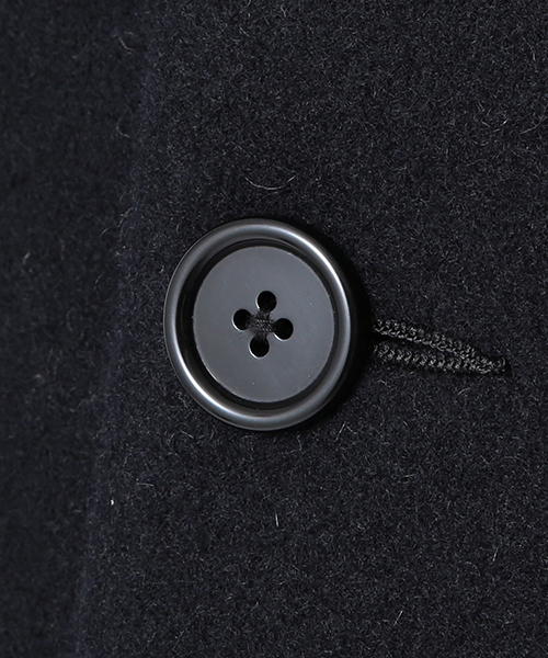 BEAMS（ビームス）の「◆BEAMS / メルトン チェスターコート（チェスターコート・メンズ・ネイビー/キャメル・LARGE/MEDIUM/SMALL/X-LARGE）」の9枚目の写真