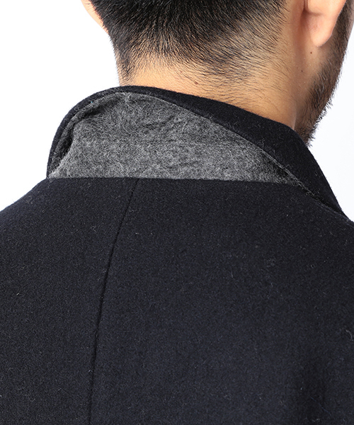 BEAMS（ビームス）の「◆BEAMS / メルトン チェスターコート（チェスターコート・メンズ・ネイビー/キャメル・LARGE/MEDIUM/SMALL/X-LARGE）」の12枚目の写真
