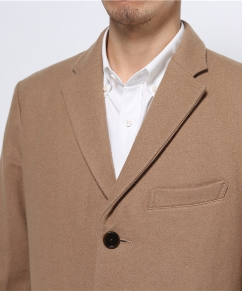 BEAMS（ビームス）の「◆BEAMS / メルトン チェスターコート（チェスターコート・メンズ・ネイビー/キャメル・LARGE/MEDIUM/SMALL/X-LARGE）」の20枚目の写真