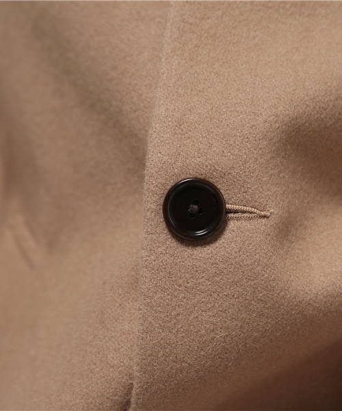 BEAMS（ビームス）の「◆BEAMS / メルトン チェスターコート（チェスターコート・メンズ・ネイビー/キャメル・LARGE/MEDIUM/SMALL/X-LARGE）」の18枚目の写真