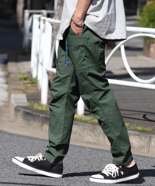 GERRY（ジェリー）の「【GERRY/ジェリー】シャンブレー・ポプリン ストレッチ キャンプ クライミングパンツ（カーゴパンツ・メンズ・ベージュ/ライトブルー/ブラック/オリーブ/ネイビー・L/S/M/LL）」の7枚目の写真