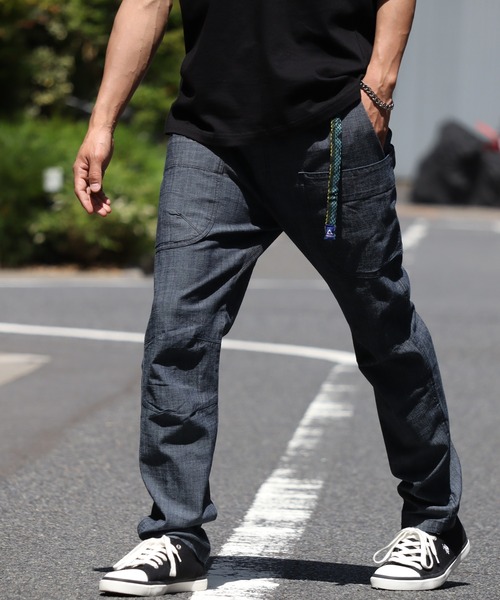 GERRY（ジェリー）の「【GERRY/ジェリー】シャンブレー・ポプリン ストレッチ キャンプ クライミングパンツ（カーゴパンツ・メンズ・ベージュ/ライトブルー/ブラック/オリーブ/ネイビー・L/S/M/LL）」の15枚目の写真