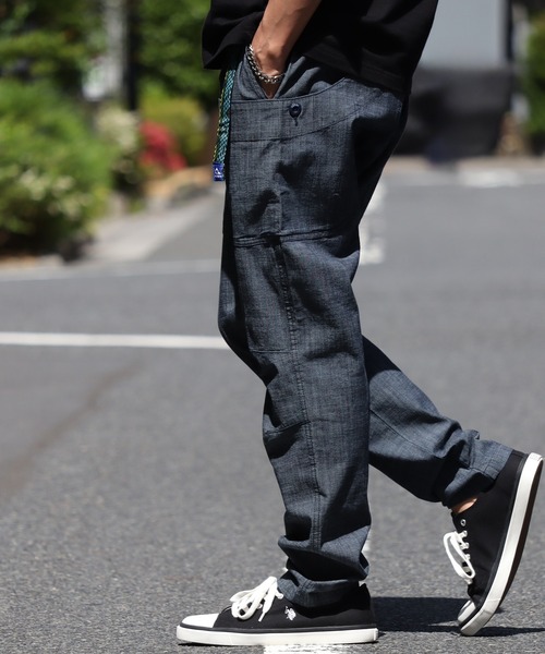 GERRY（ジェリー）の「【GERRY/ジェリー】シャンブレー・ポプリン ストレッチ キャンプ クライミングパンツ（カーゴパンツ・メンズ・ベージュ/ライトブルー/ブラック/オリーブ/ネイビー・L/S/M/LL）」の16枚目の写真