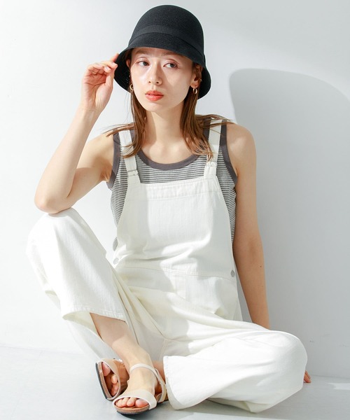 URBAN RESEARCH Sonny Label（アーバンリサーチサニーレーベル）の「フライス/ジャガードタンクトップ（タンクトップ・レディース・グレー系その他/イエロー系その他/ブルー系その他/オフホワイト/ブラック・FREE）」の17枚目の写真