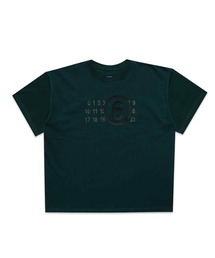 MM6 Maison Margiela | MM6 Maison Margiela(エムエムシックス メゾン マルジェラ)Kids & Junior ブランドロゴ半袖Tシャツカットソー(Tシャツ/カットソー)