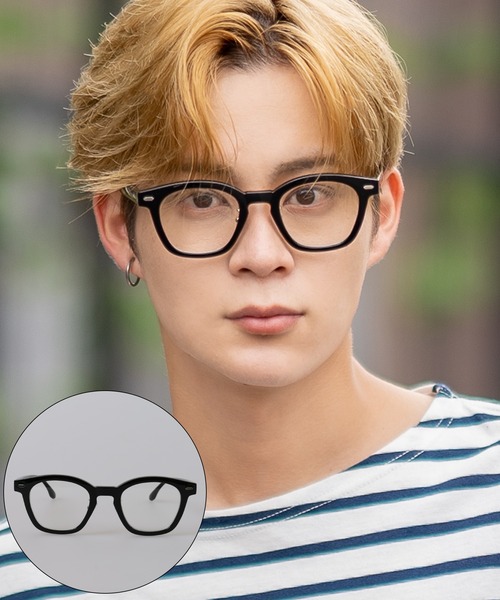 SIDEWAY STANCE(サイドウェイスタンス)の「【SIDEWAY STANCE】ボスリントンサングラス(サングラス・メンズ・ブルー/クリア/ブラック/ネイビー/ブラウン・FREE)」の5枚目の写真