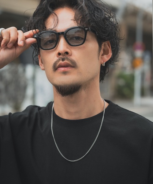 SIDEWAY STANCE(サイドウェイスタンス)の「【SIDEWAY STANCE】ボスリントンサングラス(サングラス・メンズ・ブルー/クリア/ブラック/ネイビー/ブラウン・FREE)」の6枚目の写真