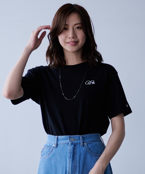 Arnold Palmer（アーノルドパーマー）の「バックロゴ グラフィック シェア Tシャツ（Tシャツ/カットソー・レディース・ホワイト/ブラック/エンジ・LL/L/M/S/XS）」の16枚目の写真