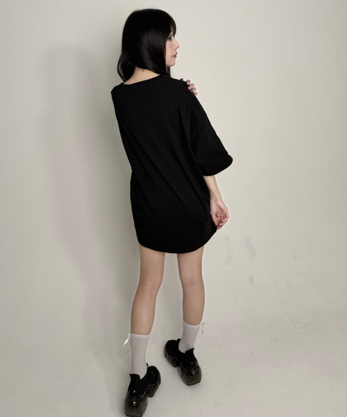 OY(オーワイ)の「『OY/オーワイ』ODOLLY T/オードリープリント半袖Tシャツ(Tシャツ/カットソー・レディース・ブラック/ブルー/ホワイト/ブラック×ピンク/ブラック×ブルー・FREE)」の22枚目の写真