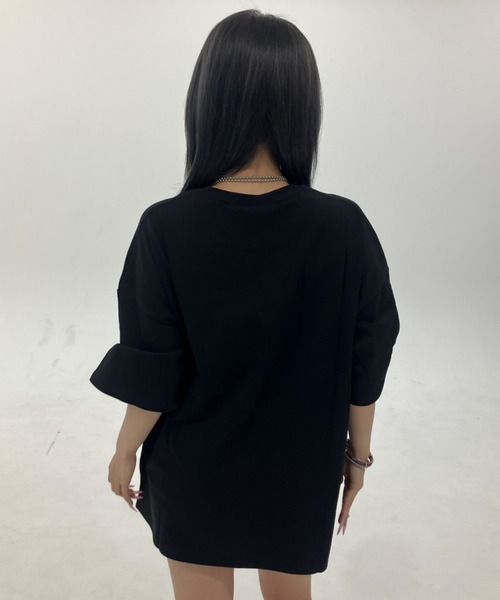 OY(オーワイ)の「『OY/オーワイ』ODOLLY T/オードリープリント半袖Tシャツ(Tシャツ/カットソー・レディース・ブラック/ブルー/ホワイト/ブラック×ピンク/ブラック×ブルー・FREE)」の15枚目の写真