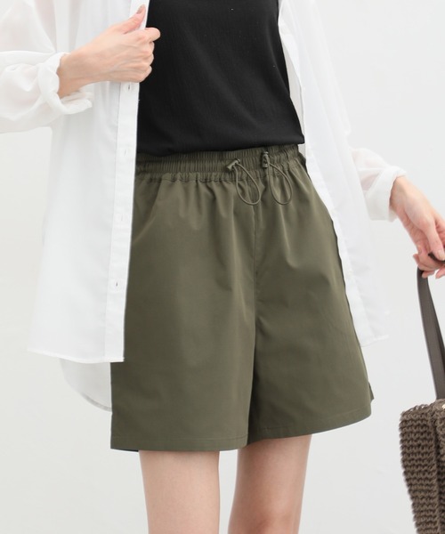 Honeys（ハニーズ）の「ラッシュガードショートパンツ（その他パンツ・レディース・ブラック/カーキ/ベージュ・S/M/L/LL）」の3枚目の写真