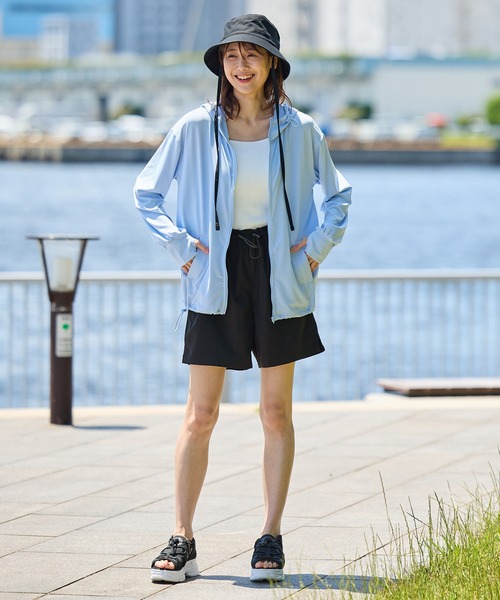 Honeys（ハニーズ）の「ラッシュガードショートパンツ（その他パンツ・レディース・ブラック/カーキ/ベージュ・S/M/L/LL）」の22枚目の写真