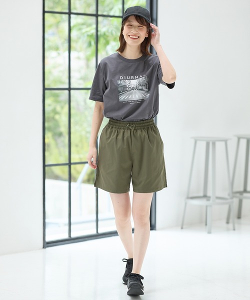 Honeys（ハニーズ）の「ラッシュガードショートパンツ（その他パンツ・レディース・ブラック/カーキ/ベージュ・S/M/L/LL）」の16枚目の写真