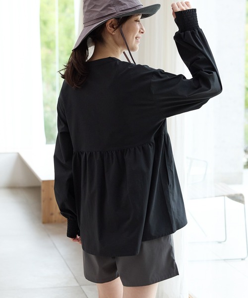 Honeys（ハニーズ）の「ラッシュガードショートパンツ（その他パンツ・レディース・ブラック/カーキ/ベージュ・S/M/L/LL）」の20枚目の写真