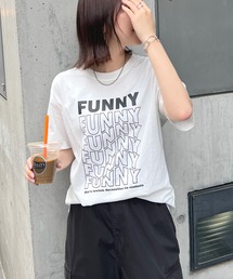 FUNNYロゴプリント半袖Tシャツ