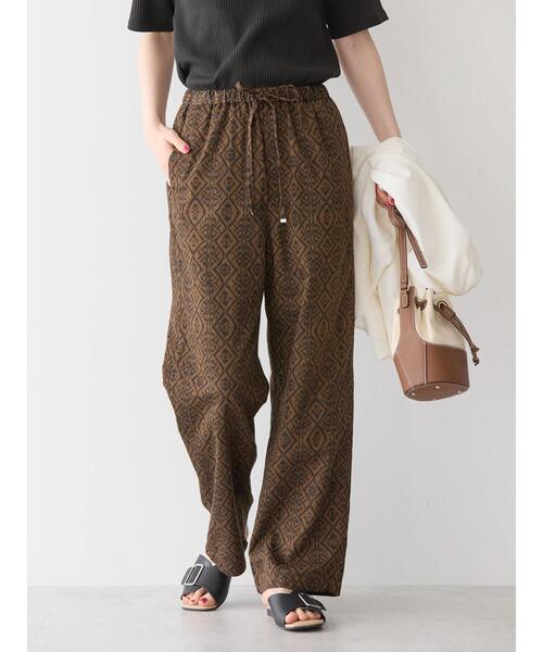 AMERICAN HOLIC(アメリカンホリック)の「更紗プリントリラックスパンツ(その他パンツ・レディース・ブラウン・L/M/S)」の15枚目の写真