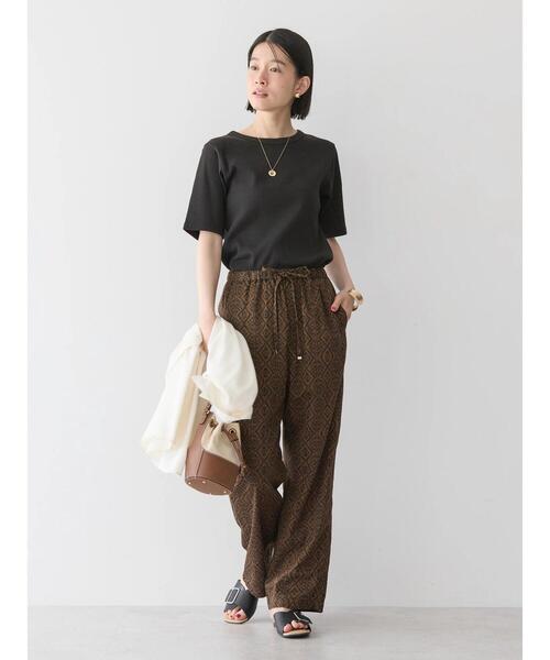 AMERICAN HOLIC(アメリカンホリック)の「更紗プリントリラックスパンツ(その他パンツ・レディース・ブラウン・L/M/S)」の20枚目の写真