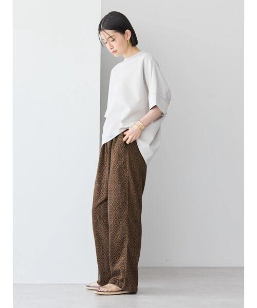 AMERICAN HOLIC(アメリカンホリック)の「更紗プリントリラックスパンツ(その他パンツ・レディース・ブラウン・L/M/S)」の3枚目の写真