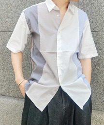 UNION STATION（ユニオンステーション）の「配色切替レギュラーカラー半袖シャツ（シャツ/ブラウス）」