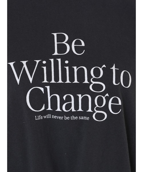 Ungrid（アングリッド）の「【WEB限定】メッセージロゴロングスリーブTee（Tシャツ/カットソー・レディース・チャコールグレー/ライトグレー/ブルー/オフホワイト・FREE）」の12枚目の写真