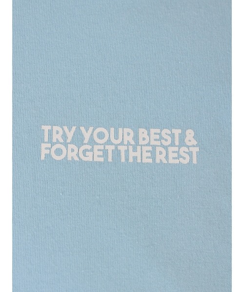 Ungrid（アングリッド）の「【WEB限定】メッセージロゴロングスリーブTee（Tシャツ/カットソー・レディース・チャコールグレー/ライトグレー/ブルー/オフホワイト・FREE）」の14枚目の写真