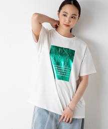 ワンランク上の光沢箔プリントTシャツ