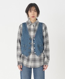 Levi's/リーバイス TAILORED ベスト ミディアムインディゴインディゴ DENIM BIG YIKES