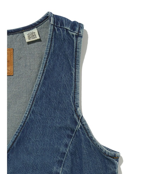 Levi's(リーバイス)の「Levi's/リーバイス TAILORED ベスト ミディアムインディゴインディゴ DENIM BIG YIKES(ベスト・レディース・ダークインディゴブルー・XS/S/M)」の5枚目の写真