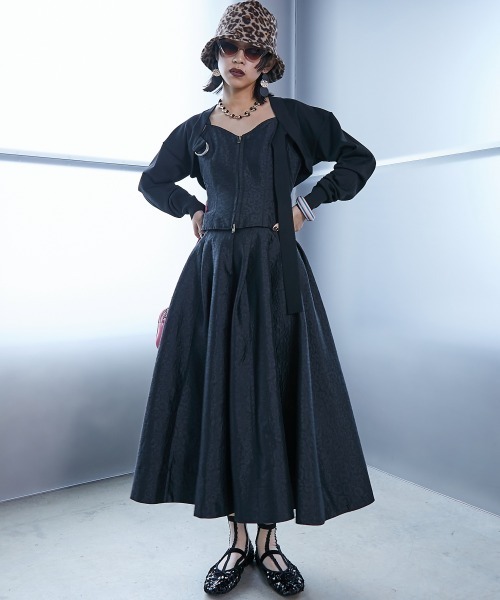 ニットボレロ ＜大きいサイズ有＞GEVS.（カーディガン/ボレロ）｜GEVS.（ジェイヴィス）カーディガン/ボレロ