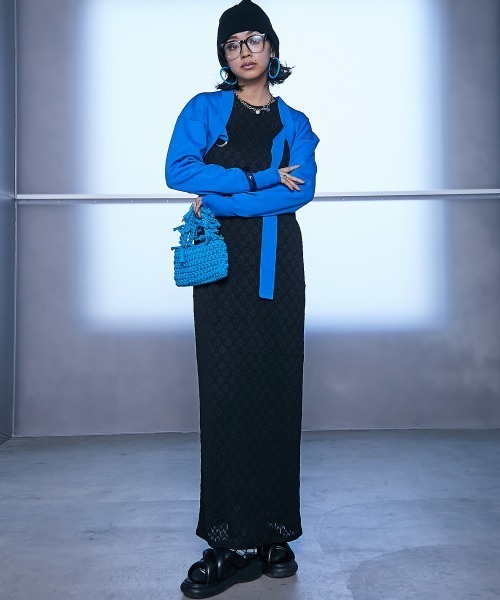 ニットボレロ ＜大きいサイズ有＞GEVS.（カーディガン/ボレロ）｜GEVS.（ジェイヴィス）