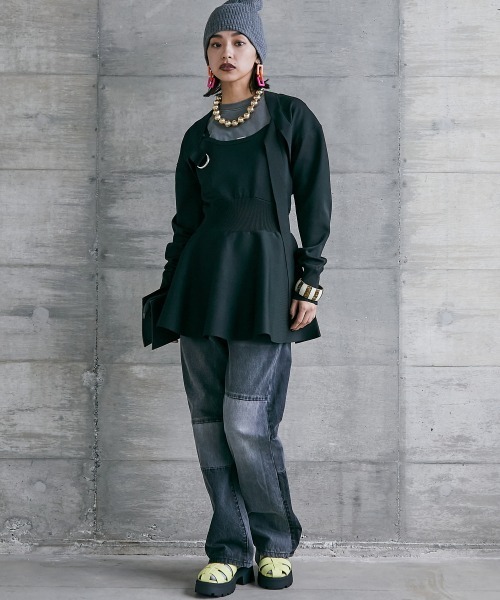 ニットボレロ ＜大きいサイズ有＞GEVS.（カーディガン/ボレロ）｜GEVS.（ジェイヴィス）