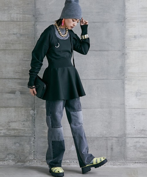 ニットボレロ ＜大きいサイズ有＞GEVS.（カーディガン/ボレロ）｜GEVS.（ジェイヴィス）