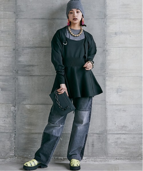 ニットボレロ ＜大きいサイズ有＞GEVS.（カーディガン/ボレロ）｜GEVS.（ジェイヴィス）