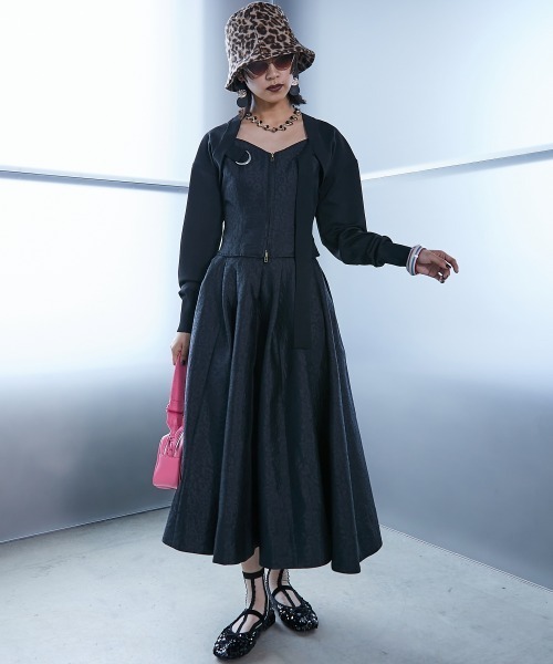 ニットボレロ ＜大きいサイズ有＞GEVS.（カーディガン/ボレロ）｜GEVS.（ジェイヴィス）